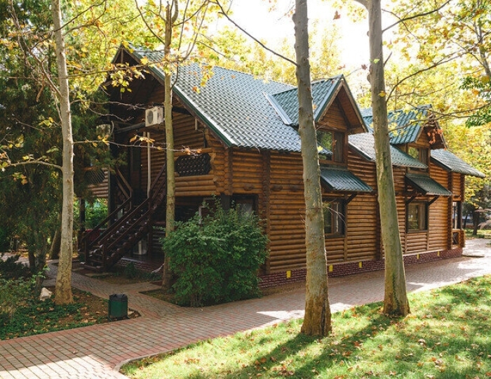 Деревянный сруб - Санаторий «Полтава-Крым» Саки